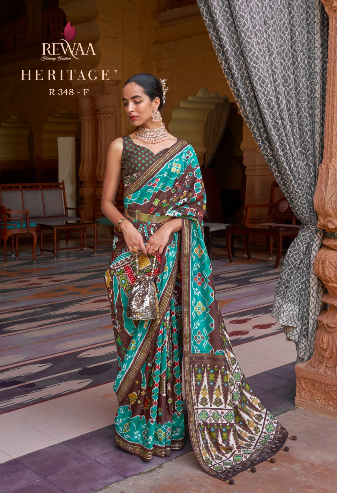 Heritage By Rewaa Pure Silk Designer Patola Sarees Exporters In India